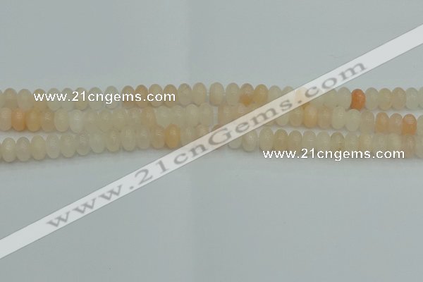 CRB2815 15.5 inches 4*6mm rondelle pink aventurine beads