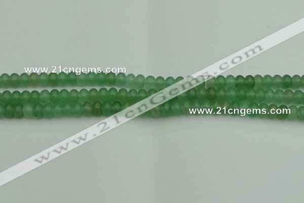 CRB2820 15.5 inches 4*6mm rondelle green aventurine beads