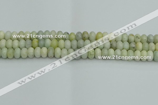 CRB2827 15.5 inches 6*10mm rondelle jade beads wholesale