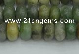 CRB2832 15.5 inches 6*10mm rondelle jade gemstone beads