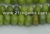 CRB2837 15.5 inches 6*10mm rondelle Chinese chrysoprase beads