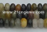 CRB2845 15.5 inches 4*6mm rondelle fancy jasper beads wholesale