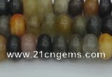 CRB2846 15.5 inches 5*8mm rondelle fancy jasper beads wholesale