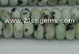 CRB2850 15.5 inches 4*6mm rondelle sesame jasper beads