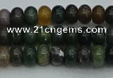 CRB2865 15.5 inches 4*6mm rondelle Indian agate beads