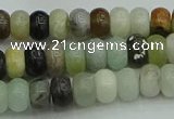 CRB2875 15.5 inches 4*6mm rondelle amazonite beads wholesale