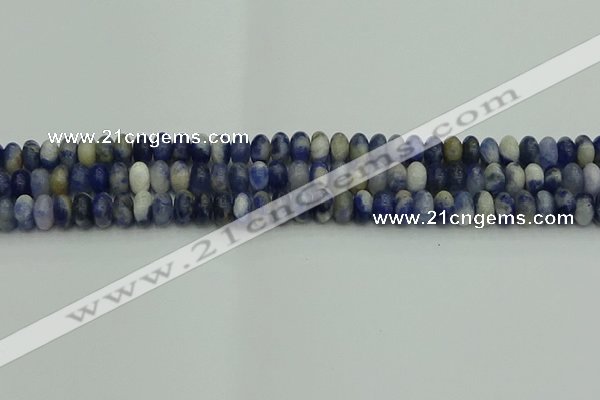 CRB2880 15.5 inches 4*6mm rondelle sodalite beads wholesale