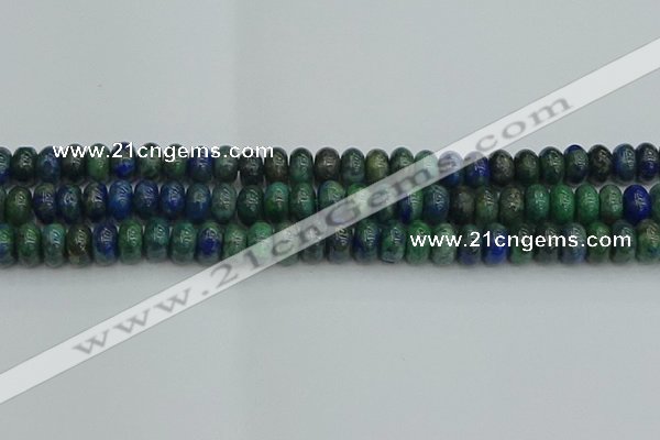 CRB2892 15.5 inches 6*10mm rondelle chrysocolla beads wholesale