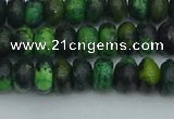 CRB2895 15.5 inches 4*6mm rondelle chrysocolla beads wholesale