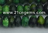 CRB2897 15.5 inches 6*10mm rondelle chrysocolla beads wholesale