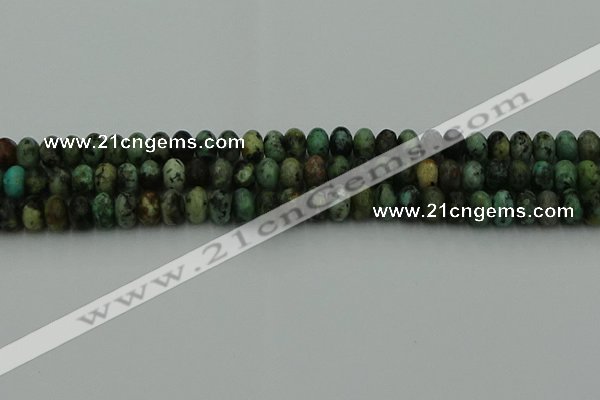 CRB2901 15.5 inches 5*8mm rondelle African turquoise beads