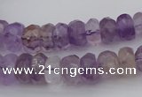 CRB301 15.5 inches 5*8mm - 10*14mm faceted rondelle ametrine beads