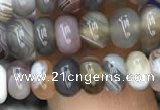 CRB3069 15.5 inches 4*6mm rondelle Botswana agate beads