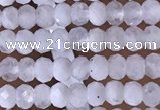 CRB3106 15.5 inches 2*3mm faceted rondelle tiny white moonstone beads