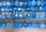 CRB3118 15.5 inches 2*3mm faceted rondelle tiny apatite beads