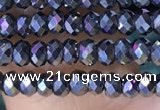 CRB3131 15.5 inches 2*3mm faceted rondelle tiny terahertz beads