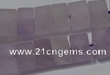 CRB315 15.5 inches 8*12mm tyre matte amethyst gemstone beads