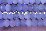 CRB3154 15.5 inches 2.5*4mm faceted rondelle tiny aquamarine beads