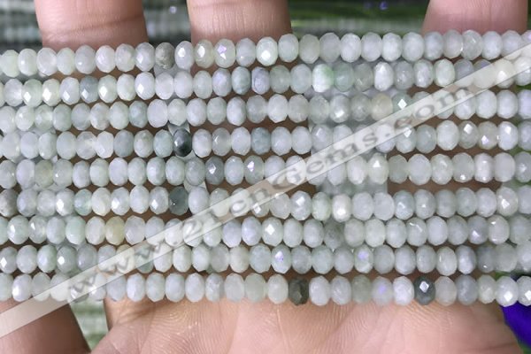 CRB3166 15.5 inches 2.5*4mm faceted rondelle tiny jade beads