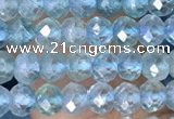 CRB3173 15.5 inches 2.5*4mm faceted rondelle tiny apatite beads