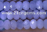 CRB3185 15.5 inches 3*5mm faceted rondelle tiny aquamarine beads