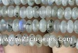 CRB4001 15.5 inches 2.5*4.5mm rondelle labradorite beads wholesale