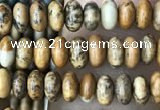 CRB4011 15.5 inches 2.5*4.5mm rondelle picture jasper beads wholesale