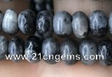 CRB4035 15.5 inches 4*6mm rondelle black labradorite beads wholesale