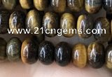 CRB4044 15.5 inches 4*6mm rondelle yellow tiger eye beads wholesale