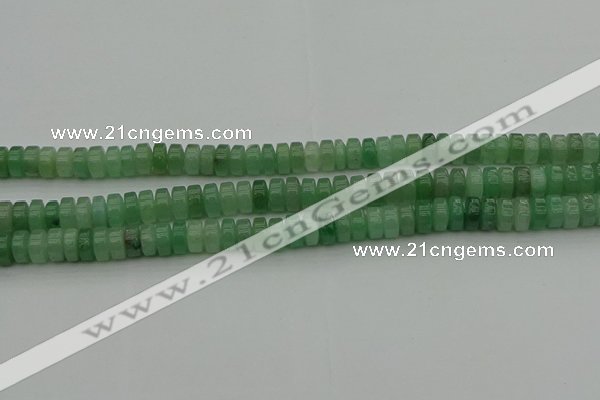 CRB426 15.5 inches 5*8mm rondelle green aventurine beads