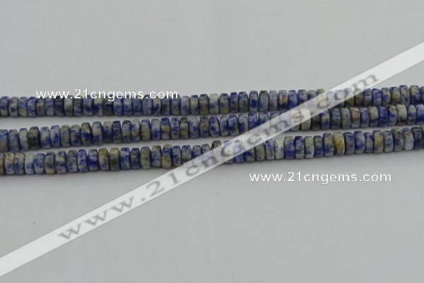 CRB428 15.5 inches 5*8mm rondelle African sodalite beads wholesale