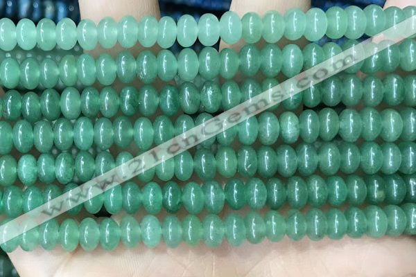 CRB5301 15.5 inches 4*6mm rondelle green aventurine beads