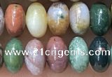 CRB5306 15.5 inches 4*6mm rondelle Indian agate beads wholesale