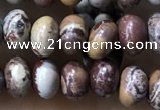 CRB5312 15.5 inches 4*6mm rondelle artistic jasper beads