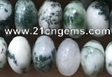 CRB5338 15.5 inches 5*8mm rondelle tree agate beads wholesale