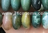 CRB5339 15.5 inches 5*8mm rondelle Indian agate beads wholesale