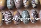 CRB5342 15.5 inches 5*8mm rondelle artistic jasper beads