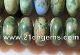 CRB5347 15.5 inches 5*8mm rondelle rhyolite beads wholesale