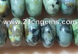 CRB5348 15.5 inches 5*8mm rondelle African turquoise beads