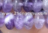 CRB5353 15.5 inches 5*8mm rondelle amethyst beads wholesale