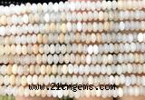 CRB5422 15 inches 2.5*4mm rondelle pink aventurine jade beads