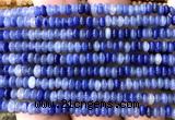 CRB5427 15 inches 2.5*4mm rondelle blue aventurine jade beads