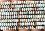 CRB5452 15 inches 2.5*4mm rondelle synthetic serpentine jasper beads