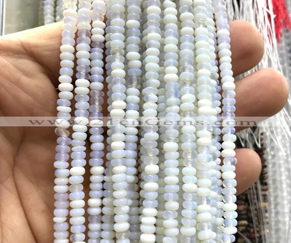 CRB5470 15 inches 2.5*4mm rondelle opalite beads wholesale
