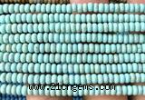 CRB5473 15 inches 2.5*4mm rondelle synthetic turquoise beads