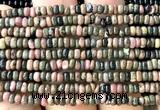 CRB5483 15 inches 2.5*4mm rondelle rhodonite beads wholesale
