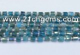 CRB5600 15.5 inches 5mm - 6mm faceted tyre apatite beads