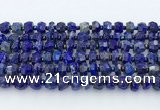 CRB5628 15.5 inches 5*7mm - 7*8mm faceted rondelle lapis lazuli beads