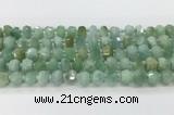 CRB5650 15.5 inches 5*8mm-6*10mm faceted rondelle jade beads wholesale