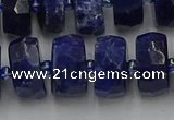 CRB584 15.5 inches 8*16mm faceted rondelle sodalite beads